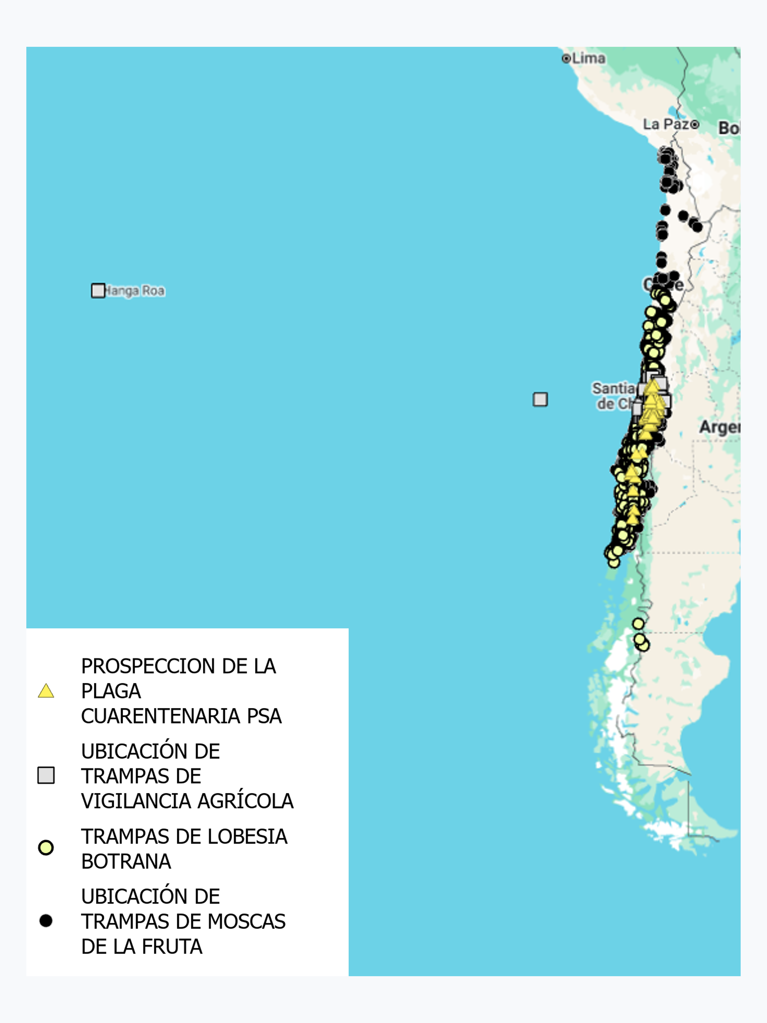 Servicio Web de Mapas - Plagas y enfermedades agrícolas